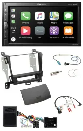 Автомагнитола для Opel Zafira (с 2013) Pioneer 2DIN, DAB, Bluetooth, USB, поддержка управления на руле, чёрный (Jet Black)