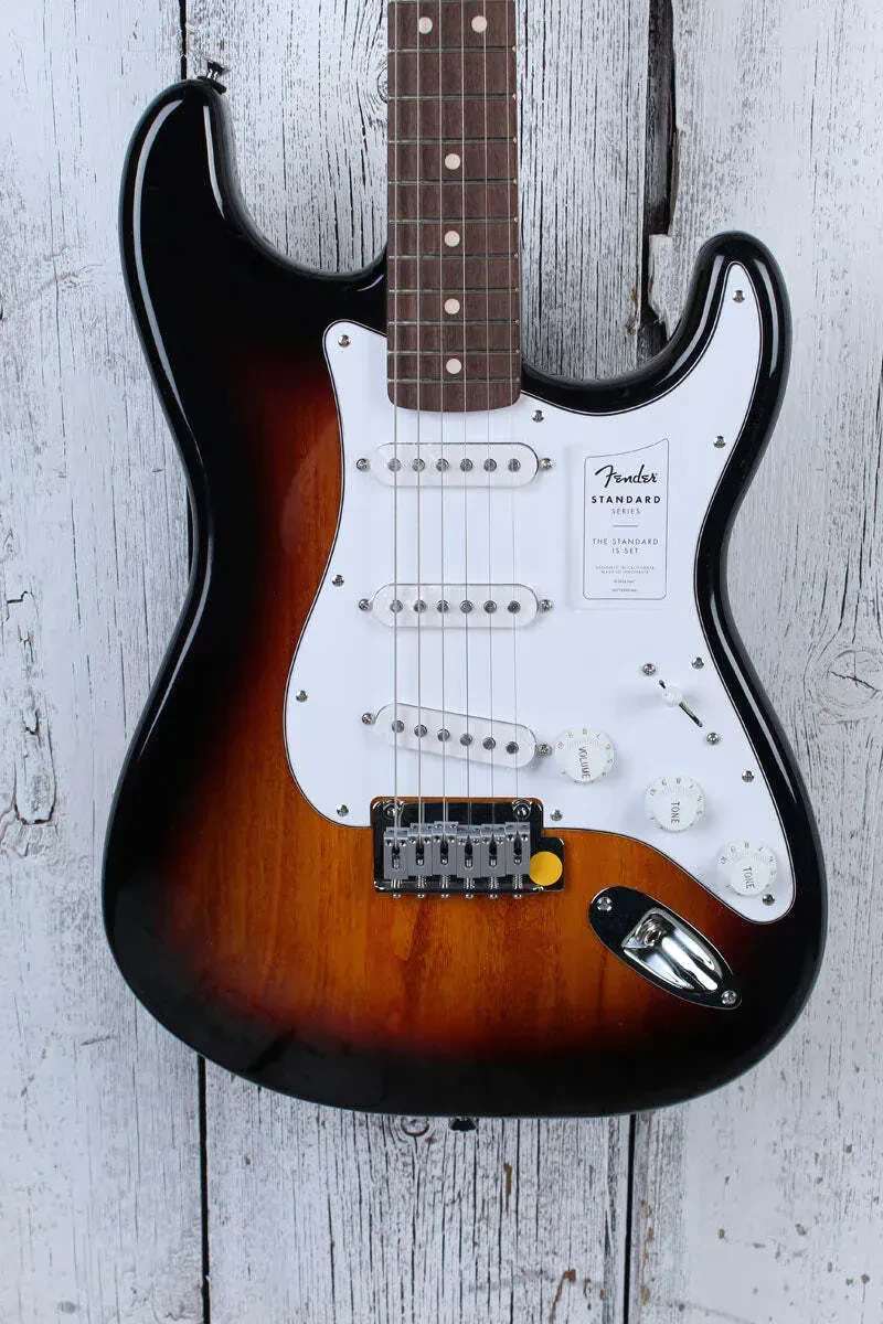 Fender Standard Series Standard Stratocaster Electric Guitar 3 Color Sunburst
