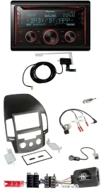 Pioneer 2DIN Lenkrad DAB USB CD Bluetooth Autoradio für Hyundai i30 ab 2009