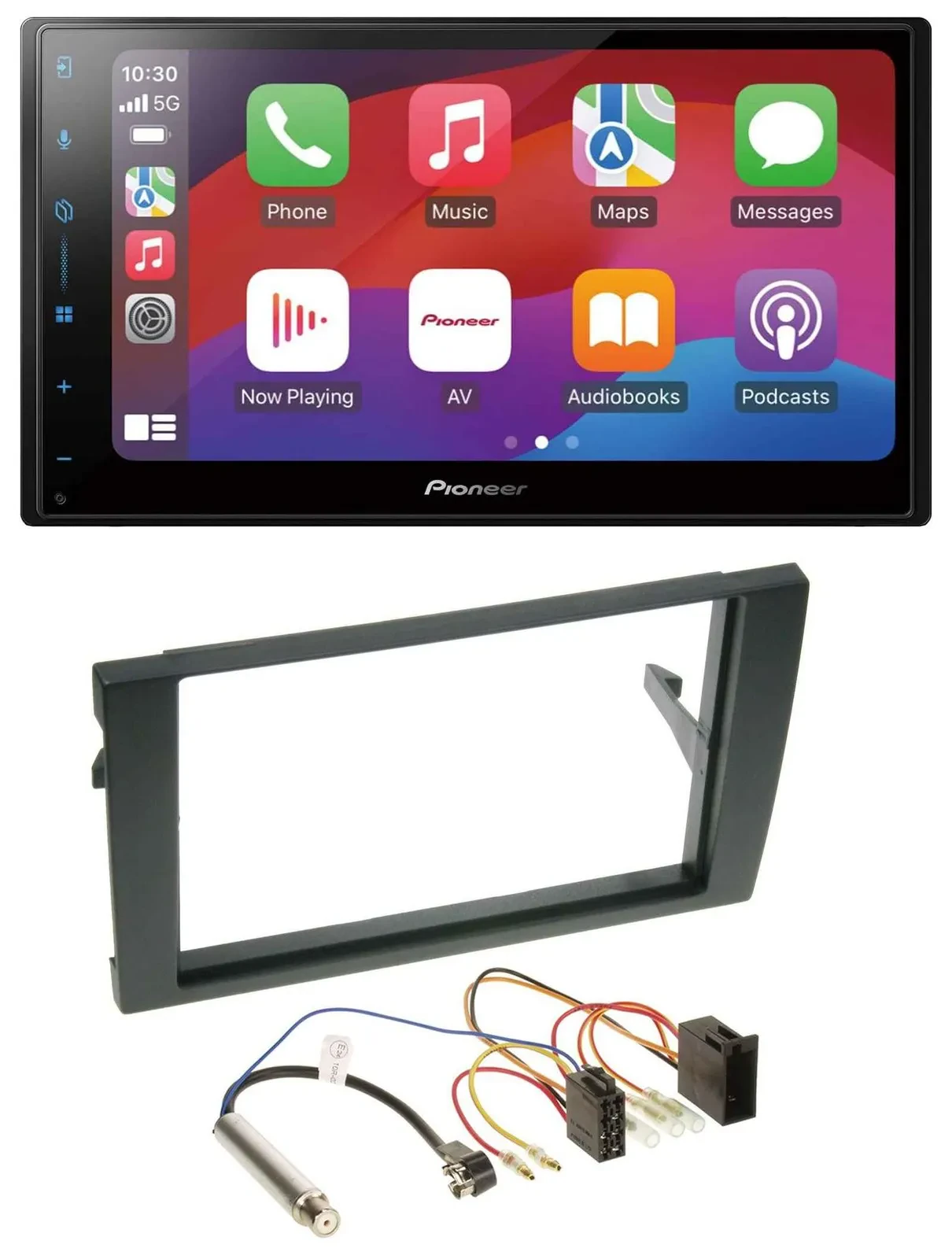 Pioneer DAB USB MP3 Bluetooth 2DIN Autoradio für Audi A4 B6 B7 2001-2008 ISO