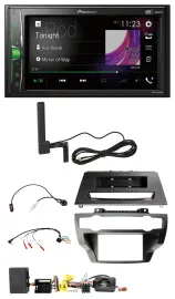 Автомагнитола Pioneer 2 DIN Bluetooth DAB для BMW X5 X6 E70 E71 2007–2013