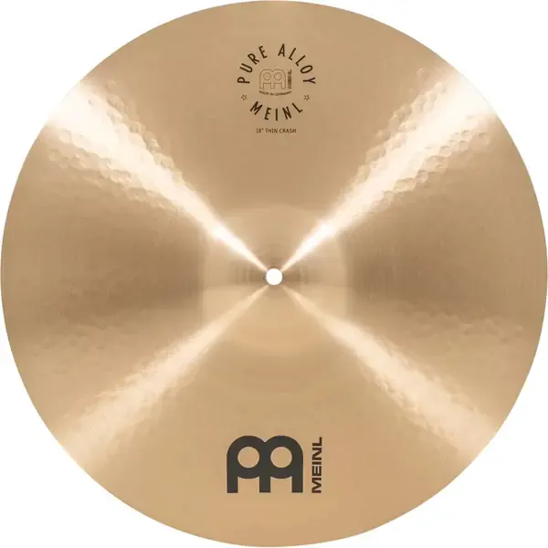 Тарелка барабанная MEINL 18" Pure Alloy Thin Crash