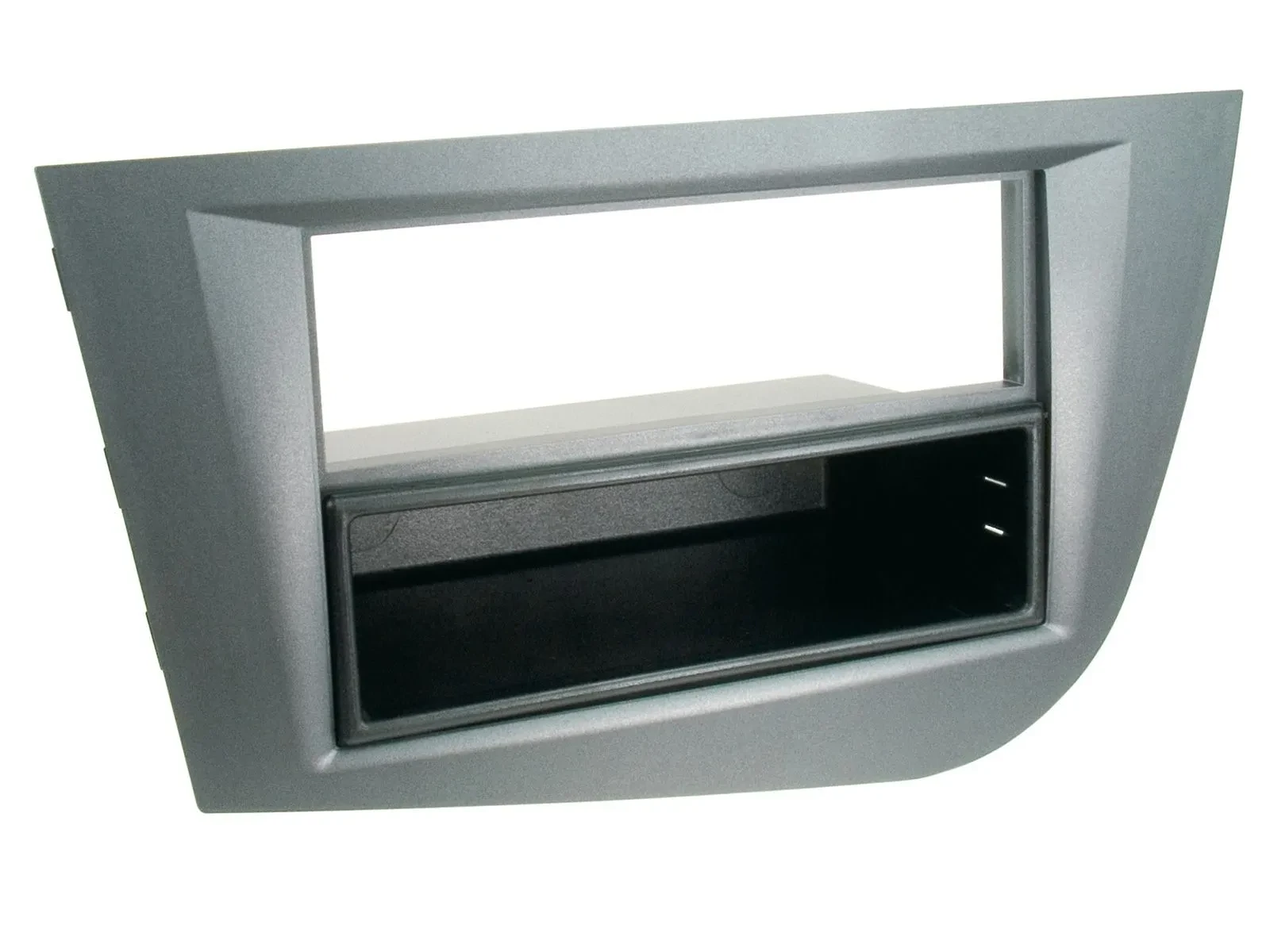 Einbaurahmen DIN Autoradio für Seat Leon 2005-2010 anthrazit dunkelgrau