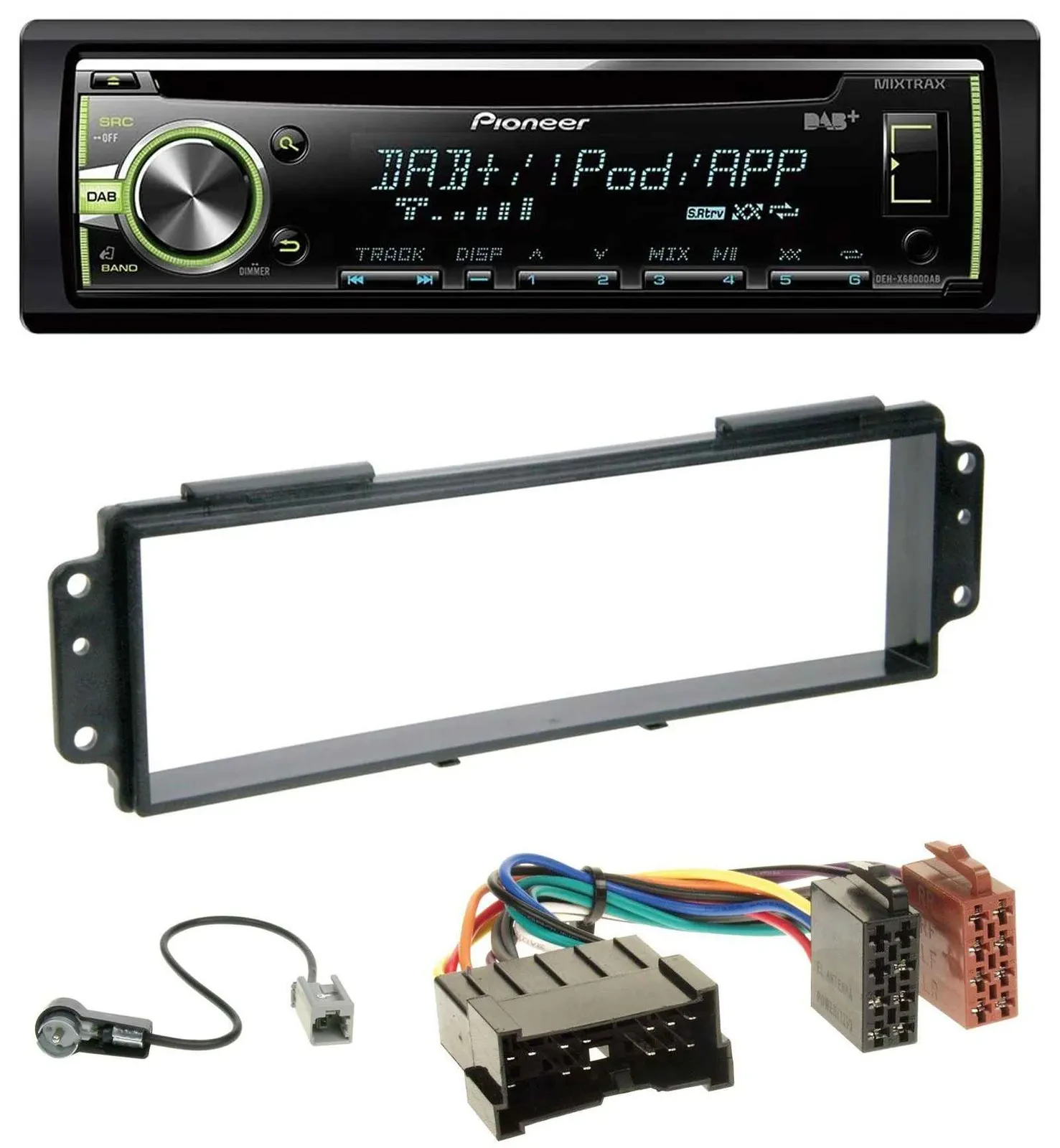 Автомагнитола Pioneer DAB, USB, MP3, AUX, CD для Kia Picanto (2008–2011)