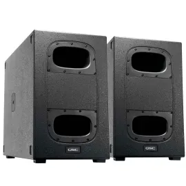 QSC KS212C Powered Dual 12" Cardioid DJ PA Subwoofer Pair