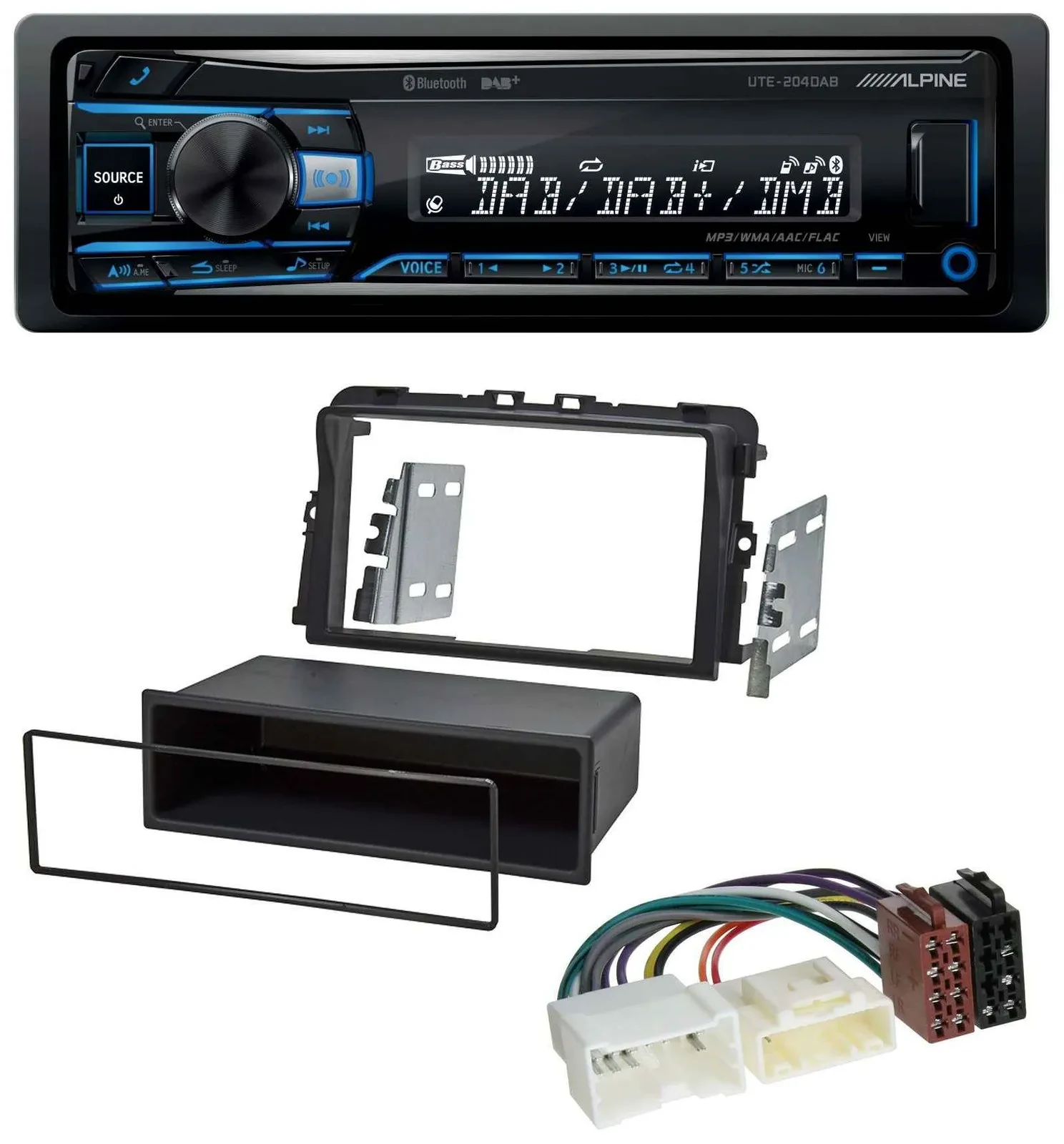 Автомагнитола Alpine USB Bluetooth DAB MP3 для Opel Vivaro (2011–2015)
