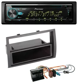 Автомагнитола Pioneer DAB MP3 CD USB Bluetooth для Citroen Jumper 2006–2011, Quadlock