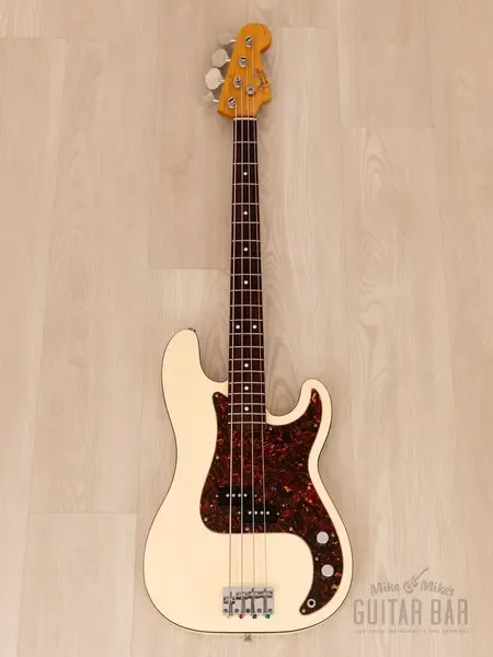 Бас-гитара Fender Precision Bass 1962 Vintage Reissue PB62B P Olympic White w/gigbag Japan 2004