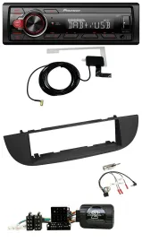 Автомагнитола Pioneer 1 DIN MP3 DAB USB для Fiat 500 (с 2007) черный