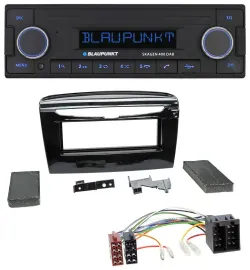 Blaupunkt DAB USB Bluetooth MP3 Autoradio für Lancia Y ab 12 schwarz glänzend