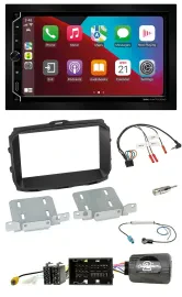 ESX 2DIN DAB USB Lenkrad Bluetooth Autoradio für Alfa Giulietta 2013-2021 940 Fa