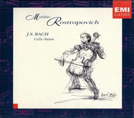 MSTISLAV ROSTROPOVICH - J.S.Bach: Cello Suiten (2CD)