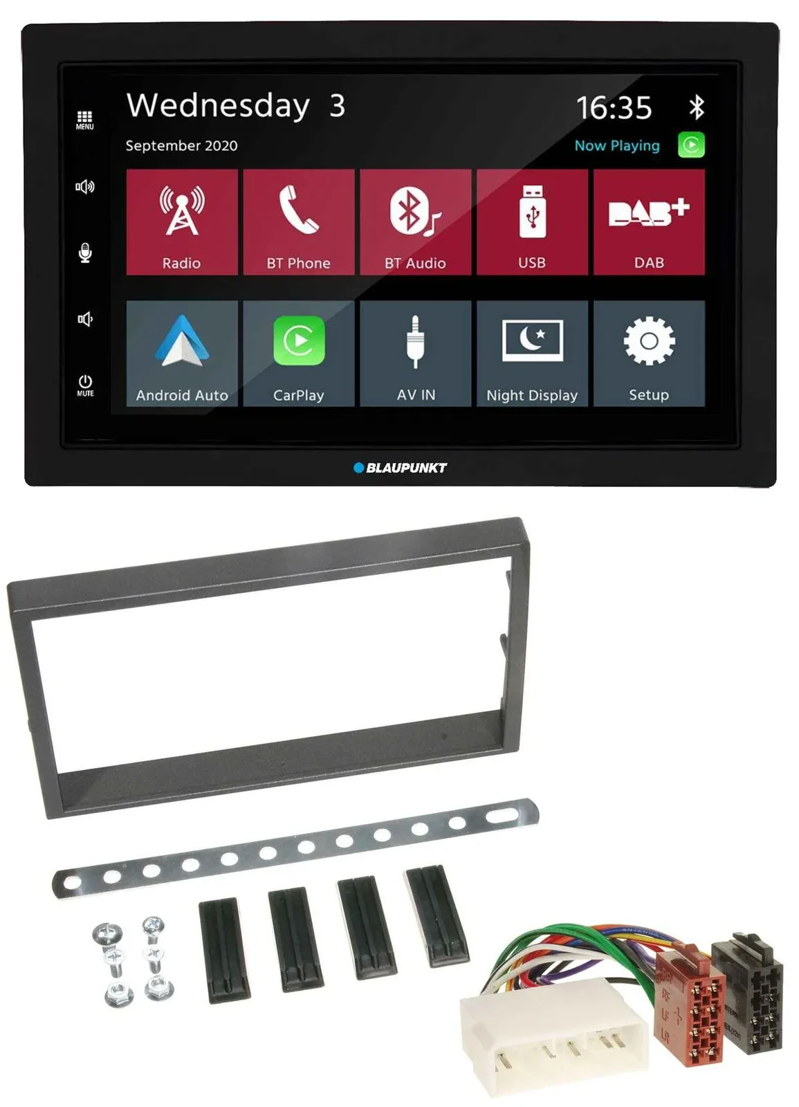 Blaupunkt DAB Bluetooth USB MP3 2DIN Autoradio für SSangYong Kyron ab 2005