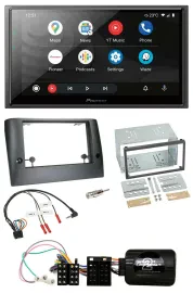 Автомагнитола для Fiat Stilo (2005–2007) Pioneer 2DIN, DAB, Bluetooth, USB, поддержка управления с руля