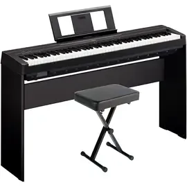 Цифровое пианино компактное Yamaha P-45LXB Digital Piano with Stand and Bench Black