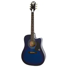 Акустическая гитара EPIPHONE PRO-1 Acoustic Translucent Blue