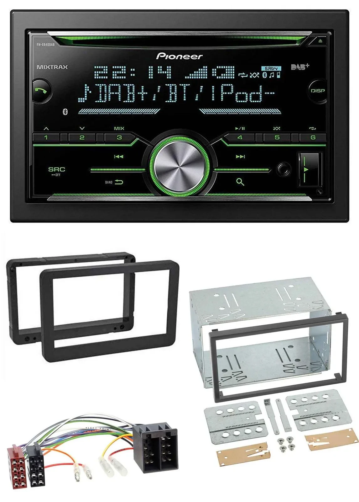 Pioneer Bluetooth MP3 DAB 2DIN USB CD Autoradio für Alfa Romeo 159 Spider Brera