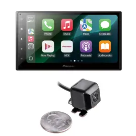 Pioneer DMH-1800NEX Receiver w/ 50% Off NVX XCADJ1 Backup Cam
