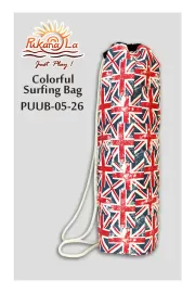 PukanaLa Model PUUB-05-26 Colorful Nylon Union Jack Ukulele or ? Tote Bag