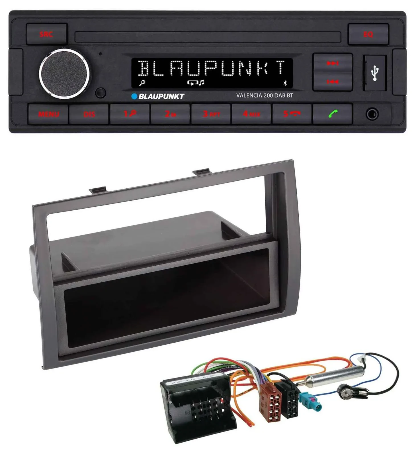 Автомагнитола для Citroen Jumper 2006–2011 Blaupunkt DAB, MP3, Bluetooth, USB, Quadlock
