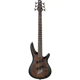 Бас-гитара Ibanez SRC6MS 6-String Multi-Scale Electric Bass Black Stained Burst Low Gloss