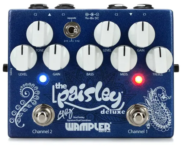 Педаль эффектов для электрогитары Wampler Paisley Deluxe Overdrive