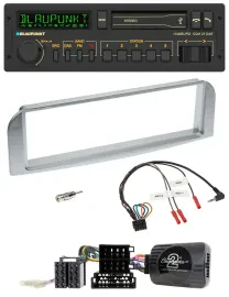 Blaupunkt USB DAB Bluetooth Lenkrad Autoradio für Alfa GT 147 2007-2010 silbergr