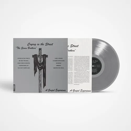 Виниловая пластинка The Seven Brothers - Crying in the Street - Silver [New Vinyl LP] Colored Vinyl,