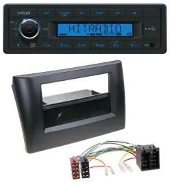 VDO AUX Bluetooth USB MP3 Autoradio für Fiat Stilo 192 01-08 Ablagefach
