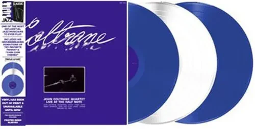 Виниловая пластинка John Coltrane Quarte - Live at the Half Note [New Vinyl LP] Blue, Colored Vinyl,