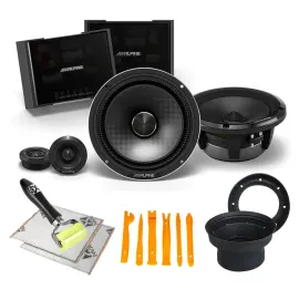 Alpine HDZ-65CS 300W 6.5” 2-Way Component System with Accessories