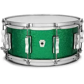 Малый барабан Ludwig Classic Oak Snare Drum 14 x 6.5 in. Green Sparkle