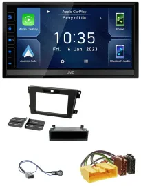 JVC DAB Bluetooth MP3 USB 2DIN Autoradio für Mazda CX-7 (2008-2010)