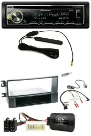 Автомагнитола Pioneer MP3 USB CD DAB для Kia Sportage II (2008–2010), совместимая с кнопками на руле