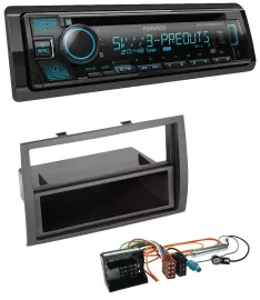 Kenwood Bluetooth USB CD MP3 DAB Autoradio für Citroen Jumper 2006-2011 Quadlock