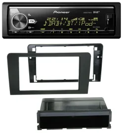 Автомагнитола для Audi A3 8P (2003–2012) Pioneer DAB, Bluetooth, USB, поддержка кнопок на руле, совместима с Bose активной системой