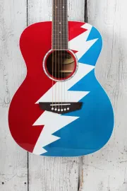 D'Angelico Premier Grateful Dead Tammany Acoustic Electric Guitar with Gig Bag