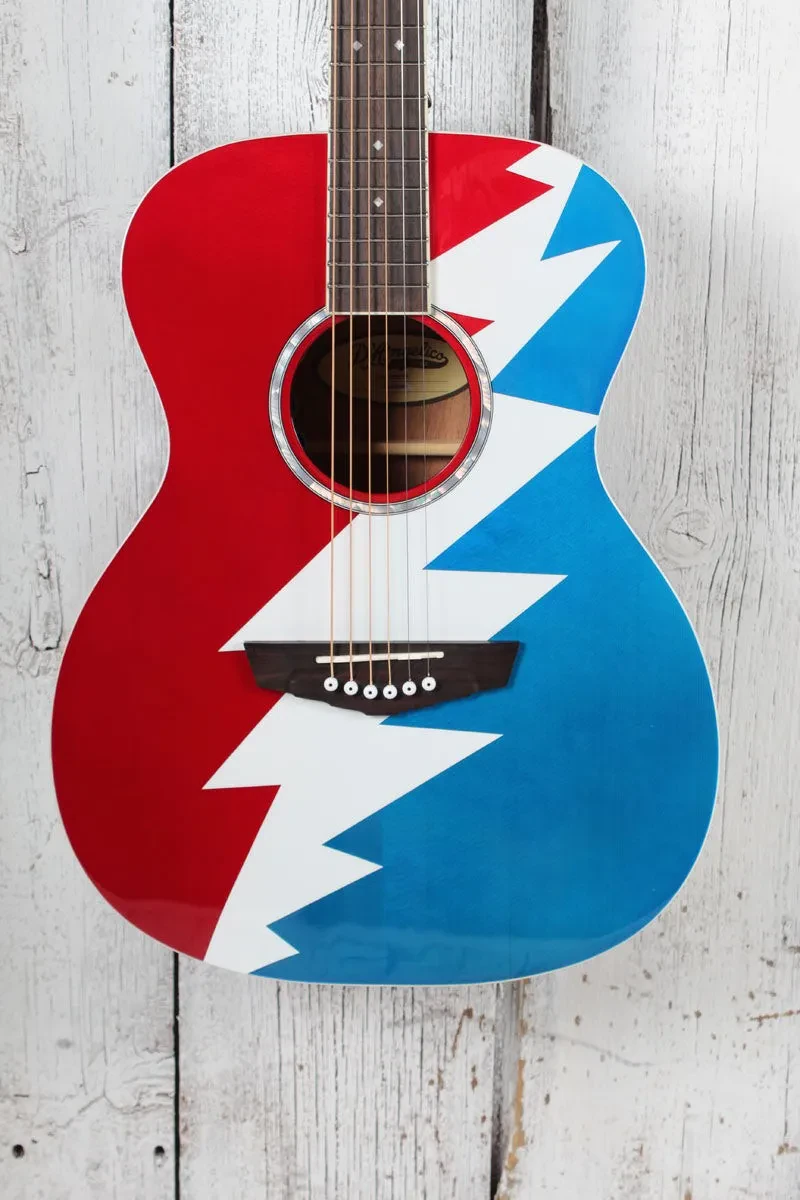 D'Angelico Premier Grateful Dead Tammany Acoustic Electric Guitar with Gig Bag