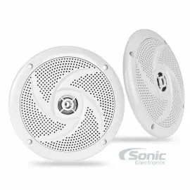 Морские колонки Belva BMS65SW 6.5", 120W, белые, малой глубины