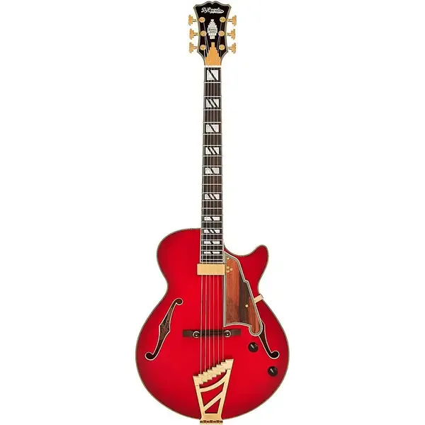 Электрогитара полуакустическая D'Angelico Excell SS Soho Hollowbody Guitar Stairstep Dark Cherry Burst