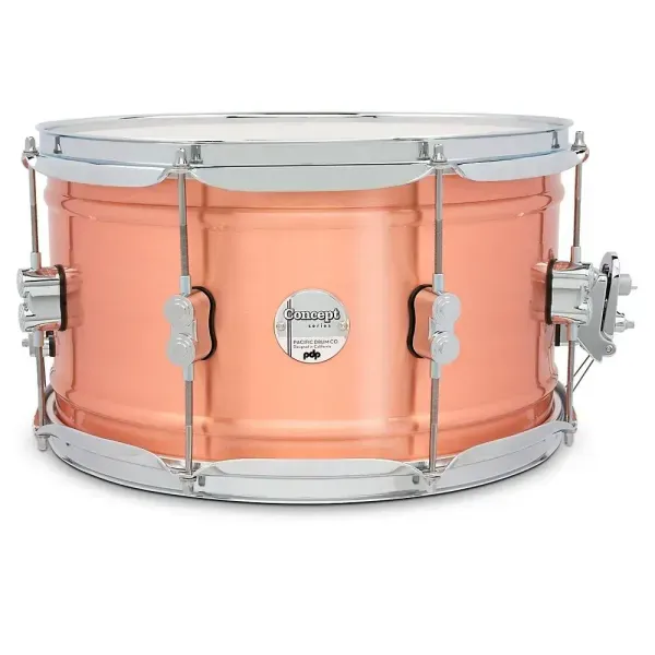 Малый барабан PDP by DW Concept Copper 14x8 Natural Satin Brushed