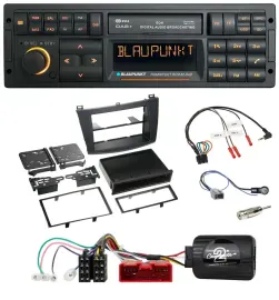 Blaupunkt USB DAB SD Lenkrad Bluetooth Autoradio für Mazda 3 2009-2013 analog