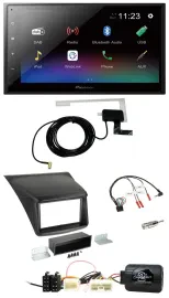 Pioneer DAB Lenkrad Bluetooth 2DIN USB Autoradio für Mitsubishi L200 2010-2015