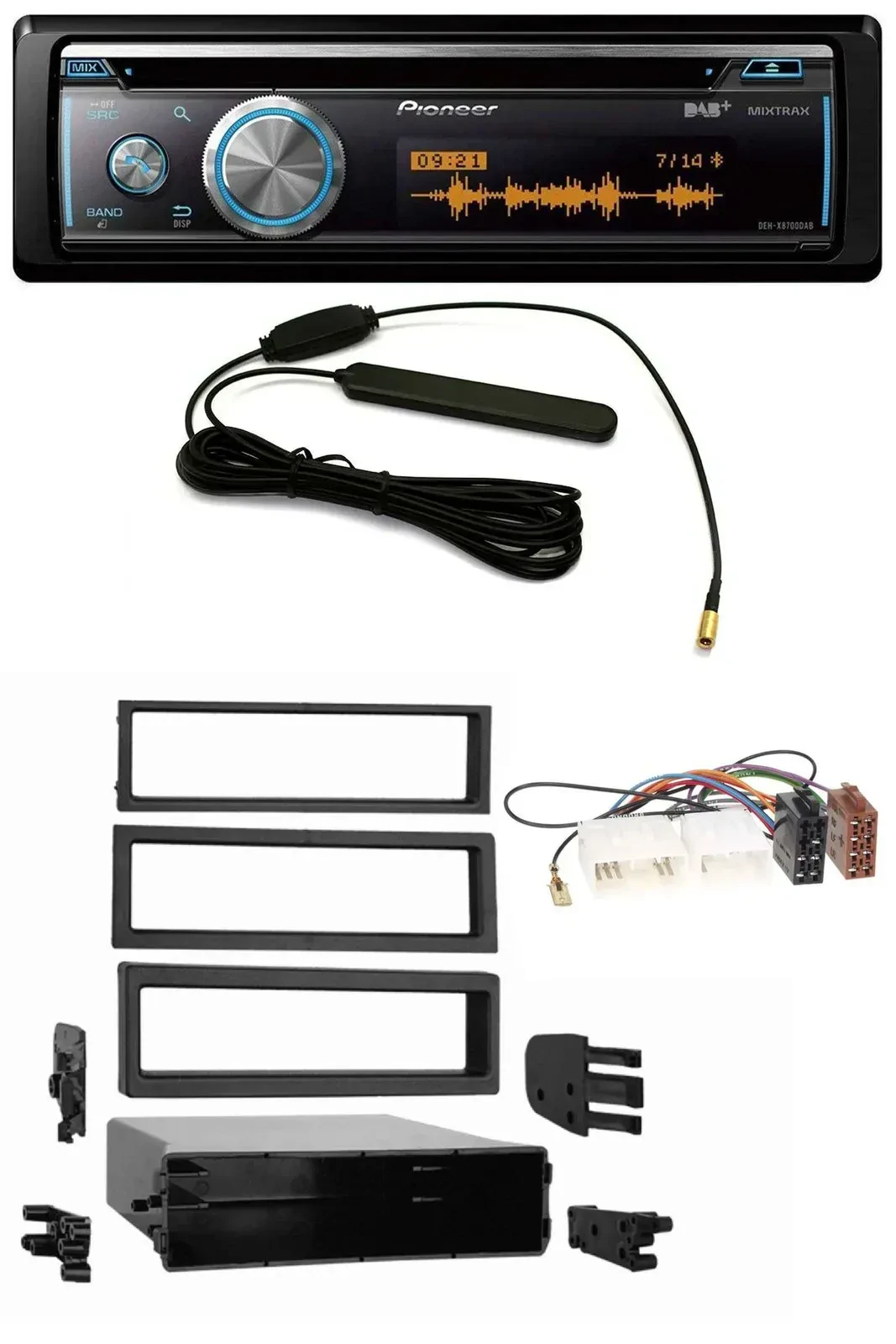 Pioneer CD USB Bluetooth DAB MP3 Autoradio für Mazda 929 (1973-1995)