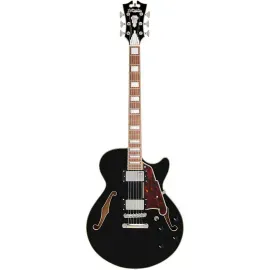 Электрогитара полуакустическая D'Angelico Premier SS Semi-Hollow Black