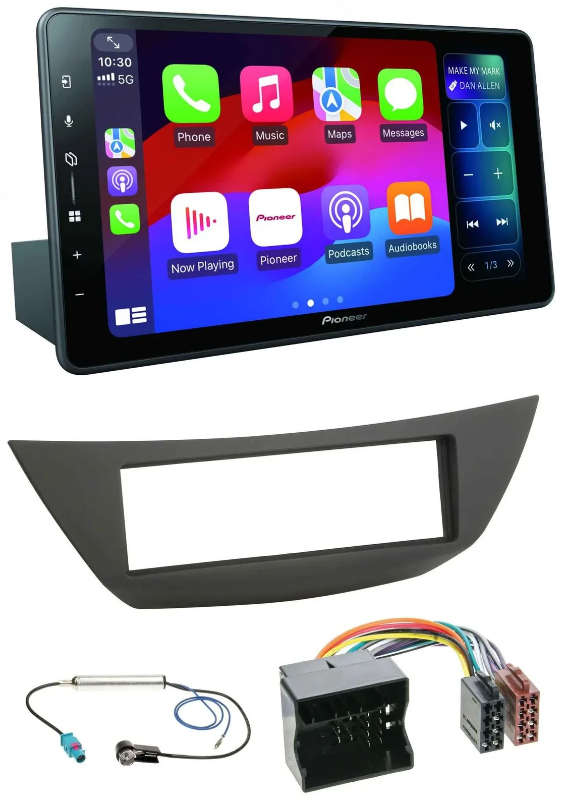 Pioneer Bluetooth DAB MP3 USB Autoradio für Renault Laguna 3 (ab 2008)