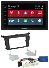 Blaupunkt MP3 Bluetooth DAB 2DIN USB Autoradio für Toyota RAV 4 (ab 2013)