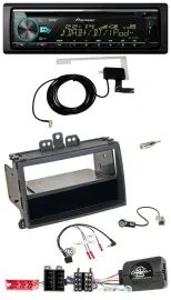 Pioneer MP3 Lenkrad CD USB DAB Autoradio für Hyundai i20 09-11 schwarz Rubber-To