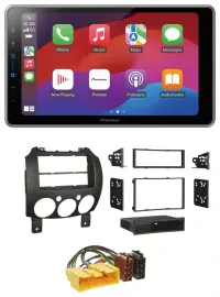 Pioneer MP3 USB DAB Bluetooth 2DIN Autoradio für Mazda 2 (ab 2007)