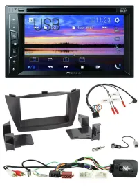Pioneer Bluetooth 2DIN USB DVD DAB Lenkrad Autoradio für Hyundai Tucson 2010-201